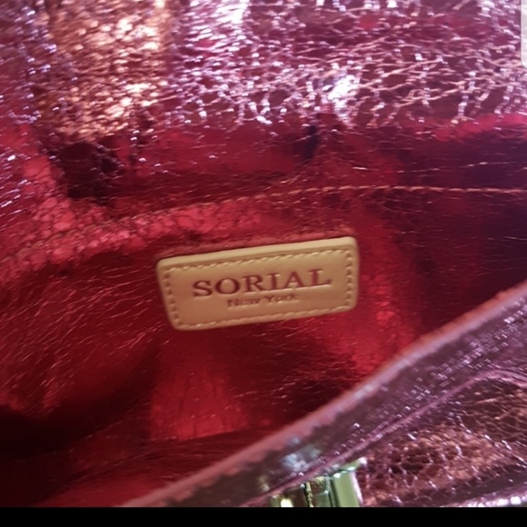 Sorial New York Metallic Pink Wristlet Wallet - Picture 7 of 8